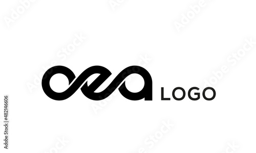 Letter OEA creative logo design vector photo