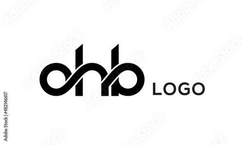 Letter OHB creative logo design vector photo