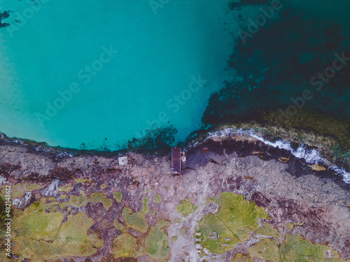 Aerial view of Bawley Point Beach, NSW, Australia 