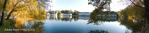 Benrath Castle in Autumn, Düsseldorf, North Rhine-Westphalia, Germany