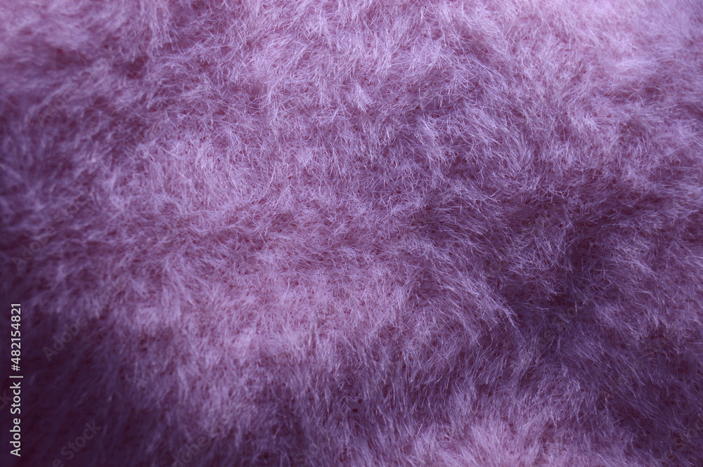 Obraz premium texture pale pink faux fur