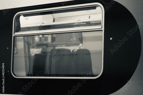 Through the train window 