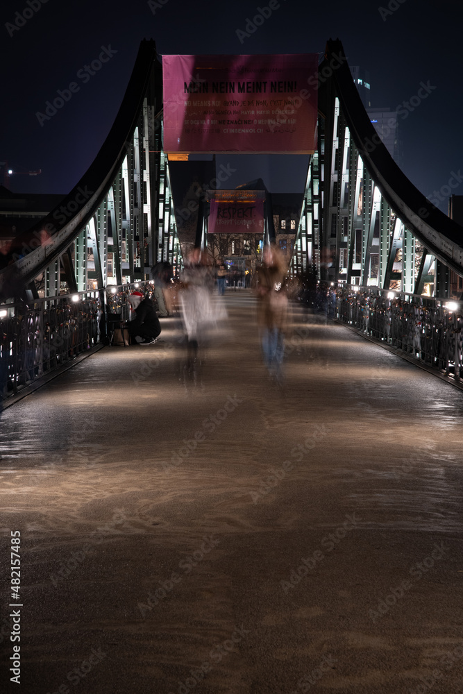 Obraz premium Eisener Steg Frankfurt 1