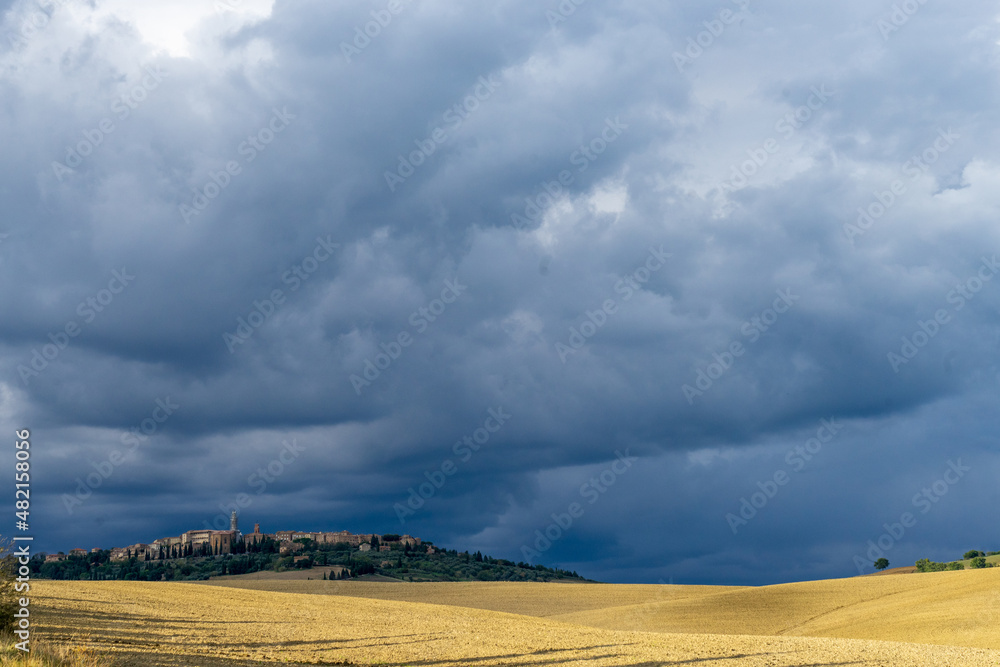 Beautiful scenic Tuscany landscape during the fall Beautiful scenic Tuscany landscape during the fall