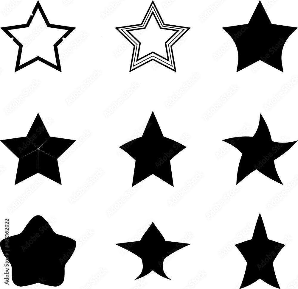 star icons collection star icons collection