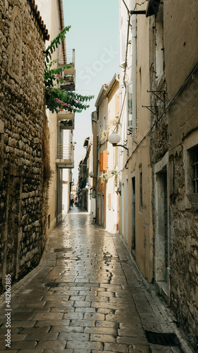 Narrow Street in Zadar  Croatia