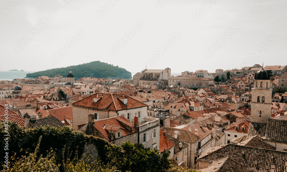 Dubrovnik Cityscape from the City Walls