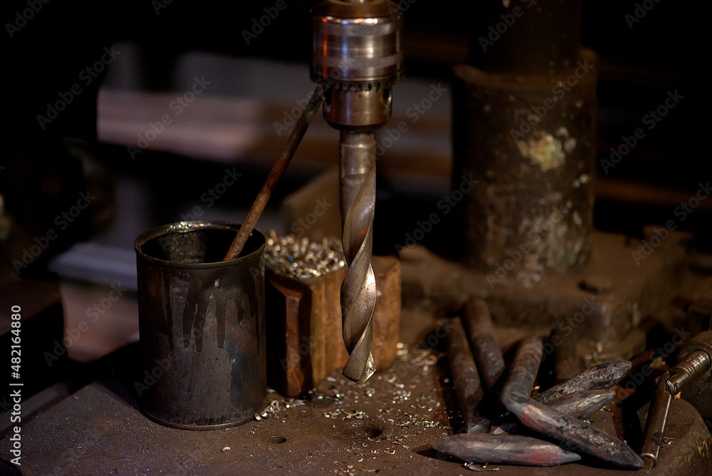 Drill bit to drill aluminum , blacksmith work tools Drill bit to drill aluminum , blacksmith work tools