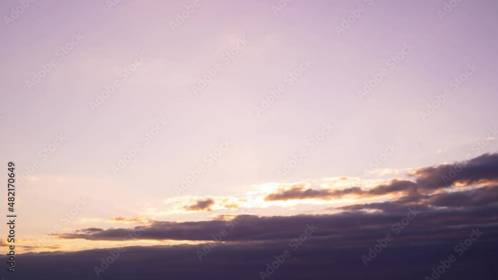 Timelapse of a beautiful sky with clouds at sunset Timelapse of a beautiful sky with clouds at sunset
