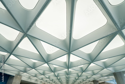 Interior roof lighting and geometry