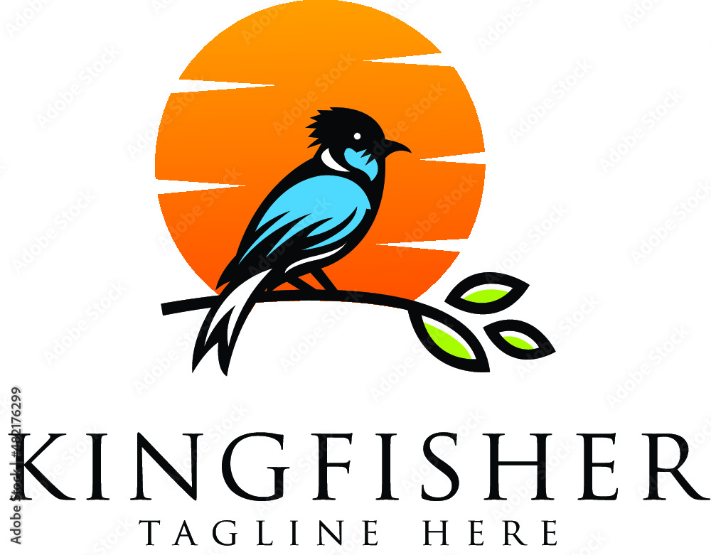 Kingfisher Logo Template