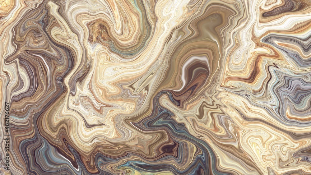 シックな雰囲気のマーブル模様の背景イラスト素材