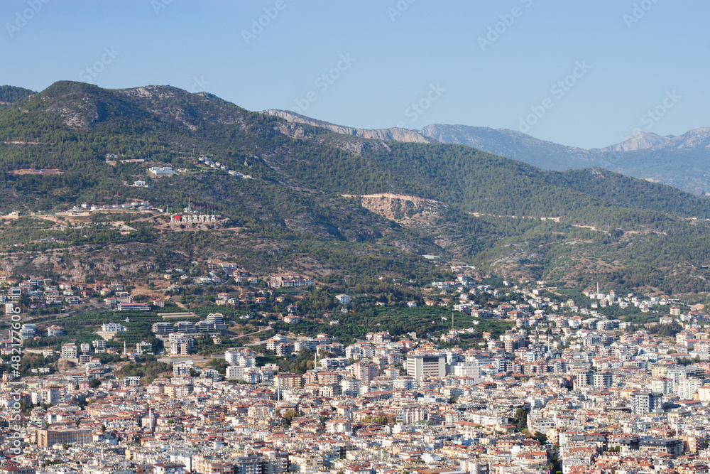 Turkey: view of the city in mountains
