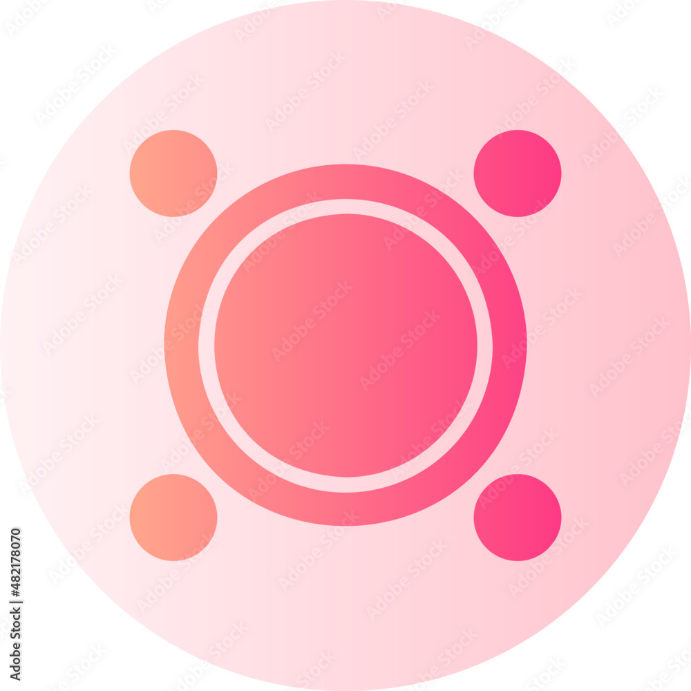 subwoofer gradient icon subwoofer gradient icon