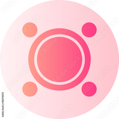 subwoofer gradient icon