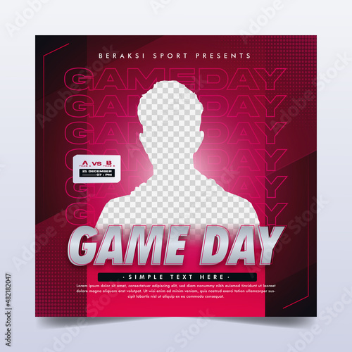 Esports event match social media instagram template
