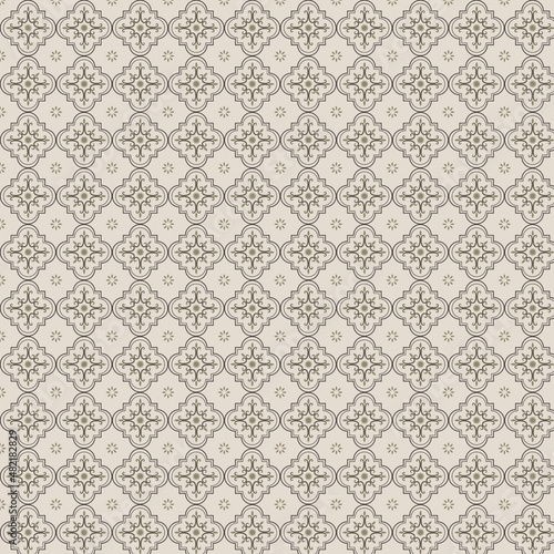 seamless damask wallpaper pattern © ольга никитенкова