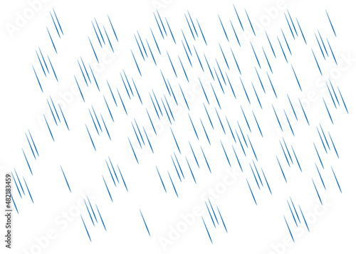 Rain transparent background. Water drops rainfall vector pattern