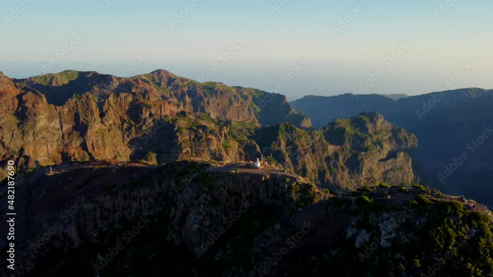 Flying around the peaks of Madeira Island Flying around the peaks of Madeira Island