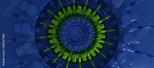 Obraz  z motywem 3d Abstract Design