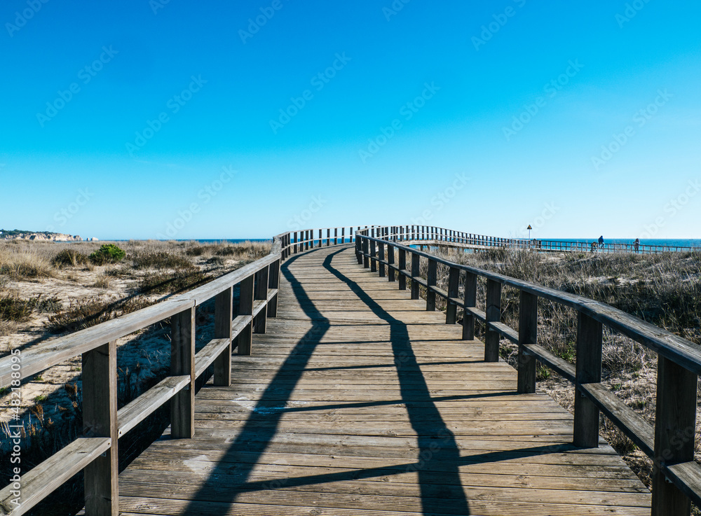 Alvor, a seaside resort and fishing village in the Algarve