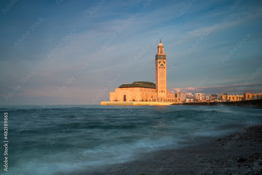 Morocco Casablanca the Hassan II Mosque, the second largest functioning mosque in Africa