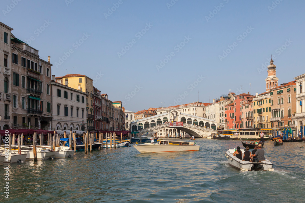 Canal Grande, Rialtobrücke, Venedig