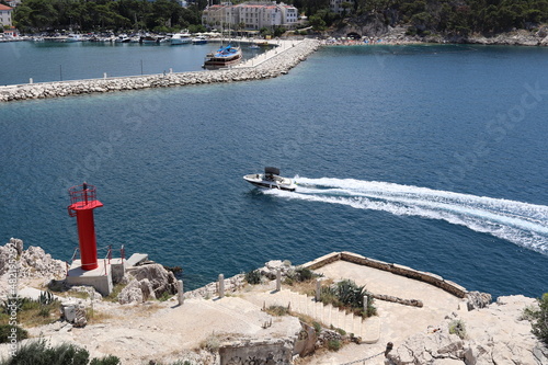 Boat on sea