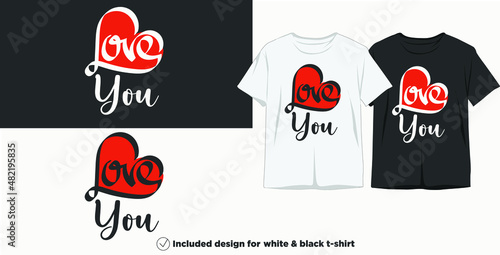 Love You Valentine T shirt. Valentine Gift Shirt. Valentine's Day for Unisex. Valentine shirt SVG.