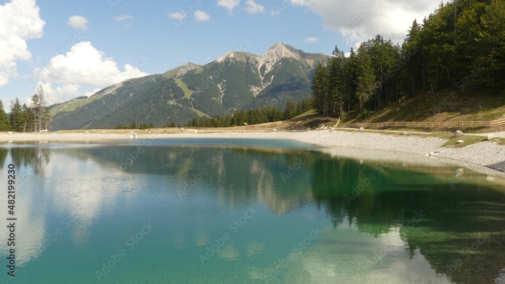 Mountain lake -Seefeld in Tyrol, Austria.