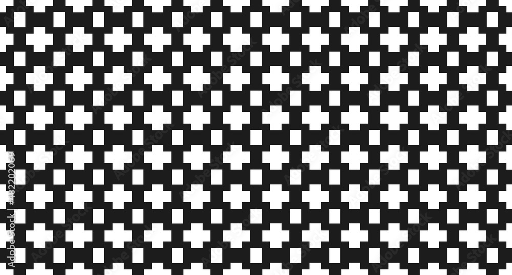 Check Pattern, Black and White Background Check Pattern, Black and White Background