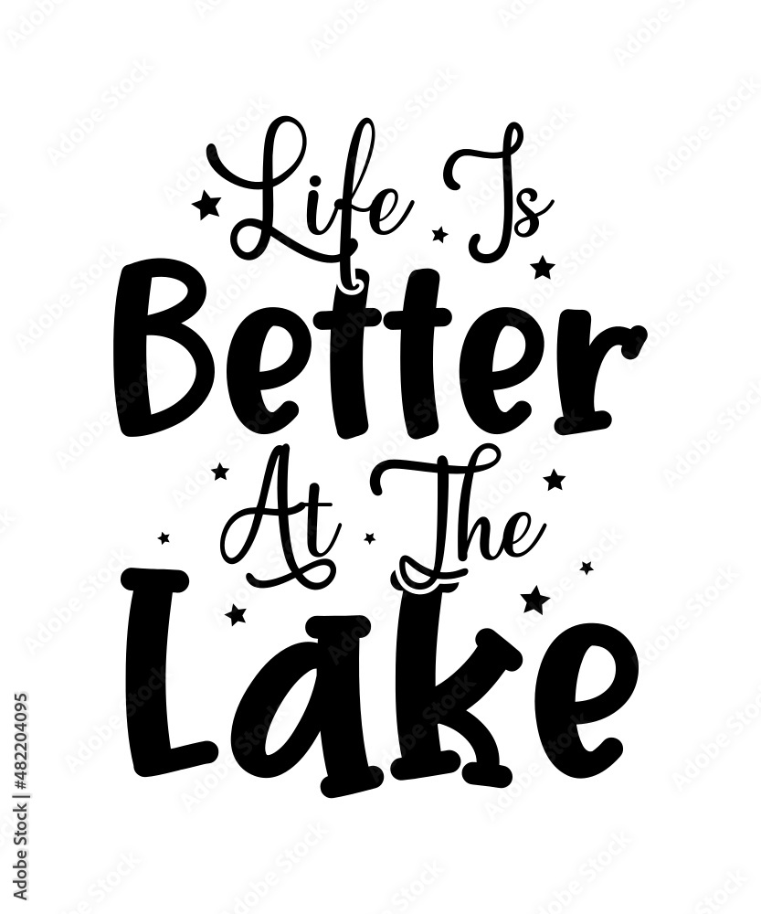 Lake SVG Bundle, Lake Fishing Clipart, Lake Camping PNG for Sublimation ...