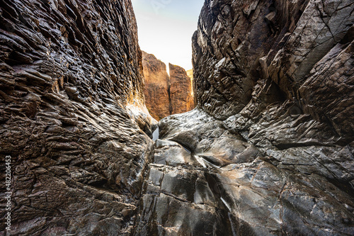 Water Smoothed Rock Lines The Chute At The Window
