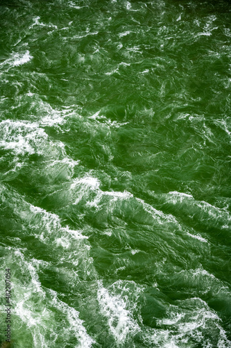 White Caps On The Bright Green Colorado River