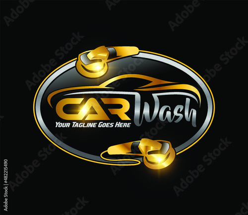 Gold Clean Car Services Logo 