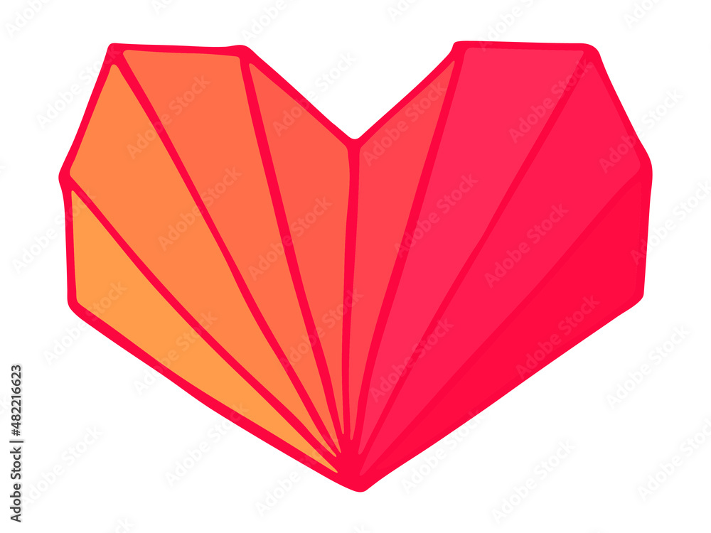 Simple hand drawn heart illustration isolated on a white background. Cute valentine's day heart doodle. Simple hand drawn heart illustration isolated on a white background. Cute valentine's day heart doodle.