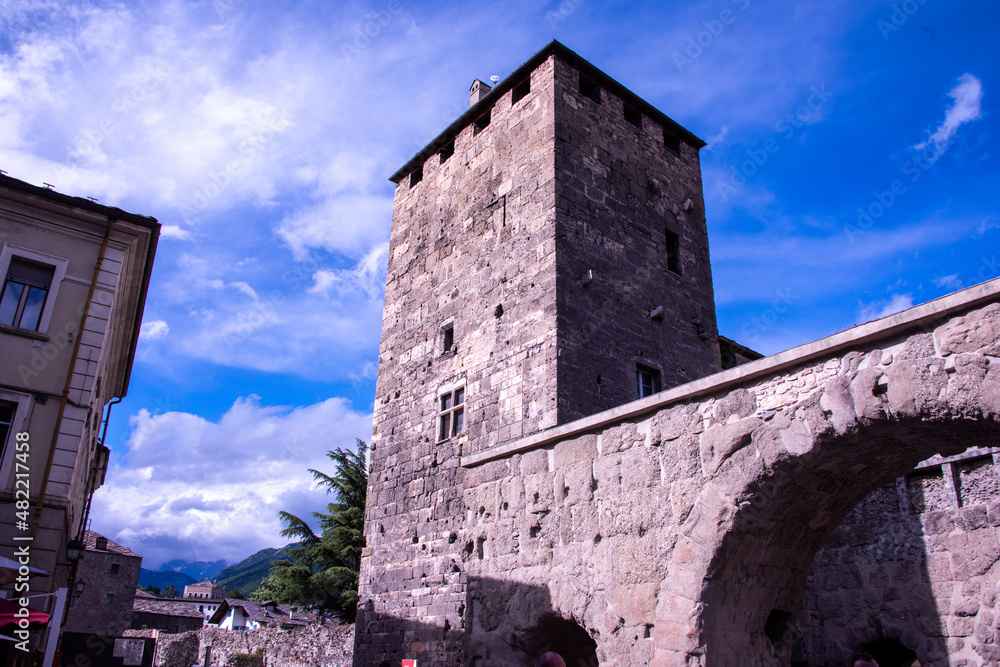 Praetorian gate, Aosta, Aosta Valley, Italy
