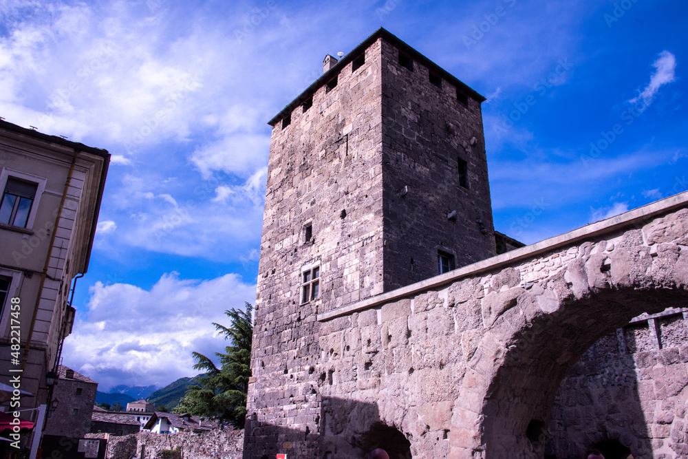 Praetorian gate, Aosta, Aosta Valley, Italy Praetorian gate, Aosta, Aosta Valley, Italy