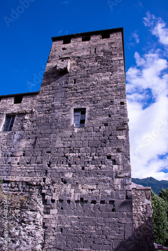 Fortifications of  the city of Aosta, Aosta Valley, Italy