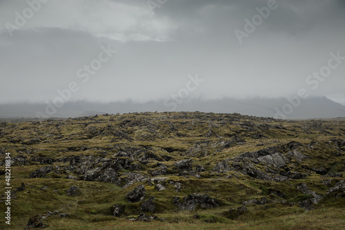 clouds over the mountains