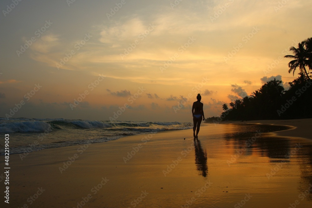 beautiful dream beach - Sri Lanka, Asia