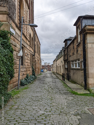 narrow street in old town