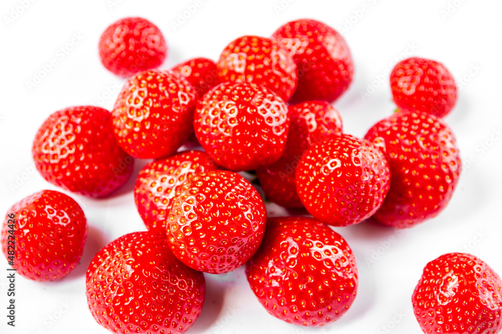 Strawberries isolated on white background Strawberries isolated on white background