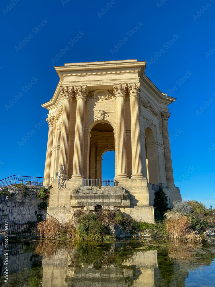 Château d’eau du Peyrou à Montpellier, Occitanie Château d’eau du Peyrou à Montpellier, Occitanie