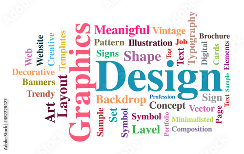 Design info-text graphics and arrangement concept on white background with fully editable and vector template
