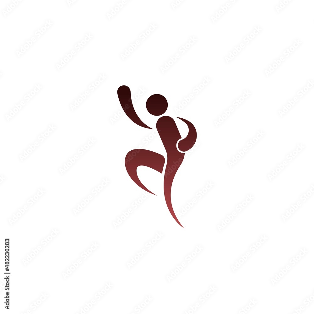 Boxing  logo icon design template illustration