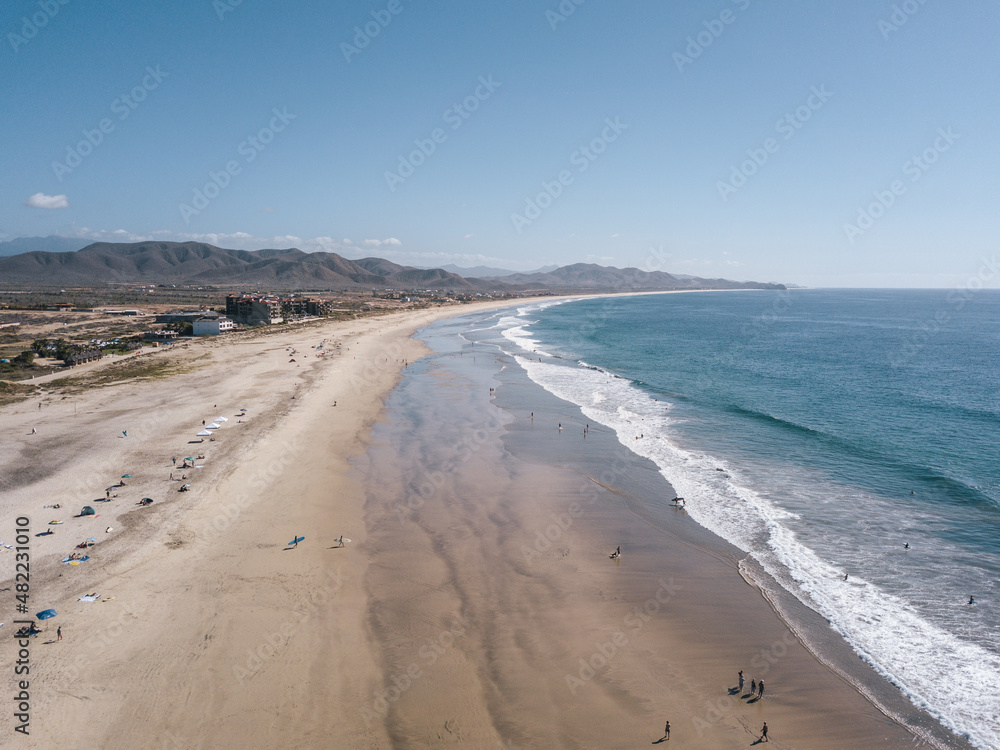 Cerritos Beach in Todos Santos,  Baja California