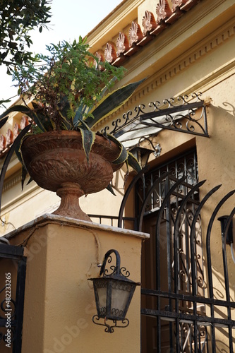Obraz na płótnie Details in Anaphiotika, Athen w salonie