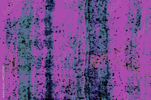 Pink and blue brush stroke paint