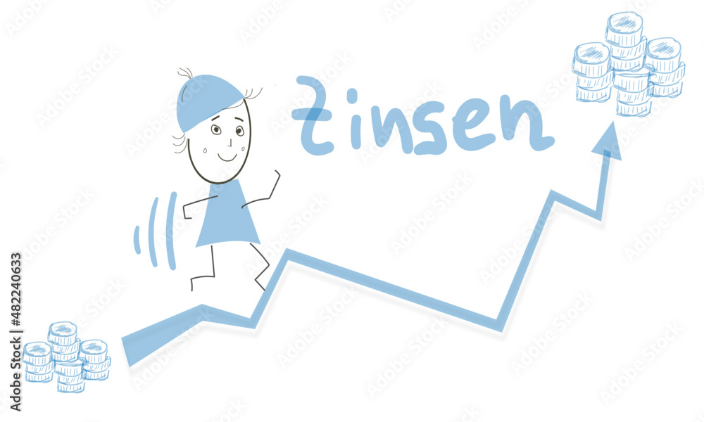 Zinsen Steigen Wachstum Pfeil Graph Diagramm Zinsen Steigen Wachstum Pfeil Graph Diagramm